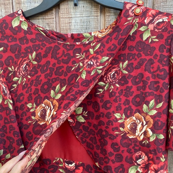 Vintage COCO BLANCO 100% linen maxi floral dress - Picture 6 of 16